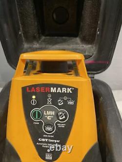 Lasermark LMH Series Automatic Self Leveling Rotary Laser. CST/berger