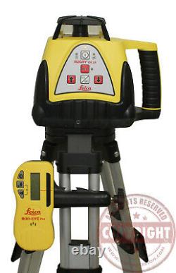 Leica Rugby 100lr Self-leveling Rotary Laser Level, Trimble, Topcon, Spectra