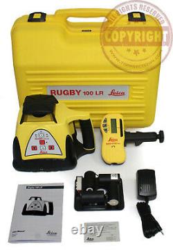 Leica Rugby 100lr Self-leveling Rotary Laser Level, Trimble, Topcon, Spectra