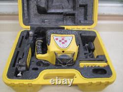 Leica Rugby 200 Self Leveling Laser Level with Remote & Case Used Free Shipping