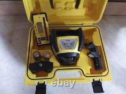 Leica Rugby 50 Rotary Laser Level Rod Eye 160 Digital MM Receiver Carry Case