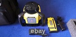 Leica Rugby 610 Rotary Laser Level Rod Eye 120 Carry Case