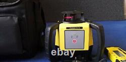 Leica Rugby 610 Rotary Laser Level Rod Eye 120 Carry Case