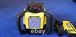 Leica Rugby 610 Rotary Laser Level Rod Eye 160 Carry Case