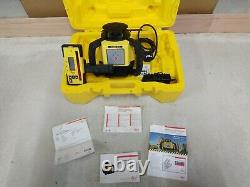 Leica Rugby 610 Rotary Laser Level Rod Eye 160 Digital Receiver + Carry Case