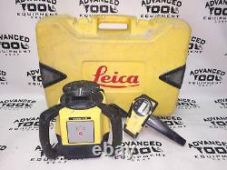 Leica Rugby 610 Rotary Self Leveling Rotating Laser with Remote & Carrying Case