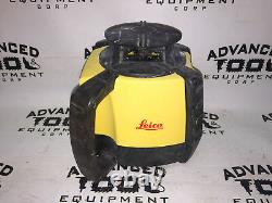 Leica Rugby 610 Rotary Self Leveling Rotating Laser with Remote & Carrying Case
