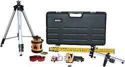 Level & Tool 40-6517 Self-Leveling Rotary Laser Kit with Tripod & Accessories