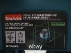 Makita 12V CXT Self-Leveling 360° 3-Plane Green Laser Kit SK700GDNAJ NEW, OTHER