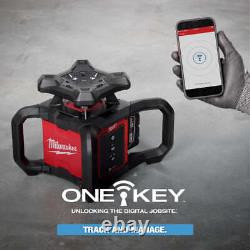 Milwaukee 3701-21T M18 18V Red Rotary Laser Kit with Receiver, Tripod, & Grade Rod