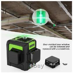 NEW 360 Degree Rotary Laser Level Line Self Leveling Green Beam Tool Cross