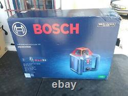 NEW! BOSCH Self Leveling Rotary Laser Level Kit with Bracket GRL800-20HVK