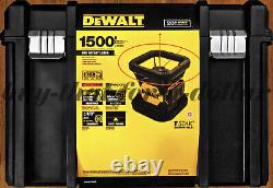 NEW DeWALT DW074LR 20V MAX Red Rotary Laser-1500 Foot Range-Self Leveling-Kit