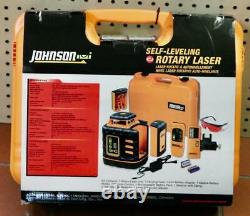 NEW Johnson 40-6539 Red Self Leveling Rotary Laser Kit