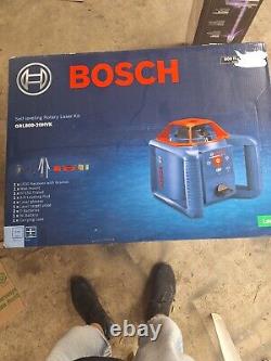 NEW SEALED Bosch GRL800-20HVK Self Leveling 800ft Rotary Laser Kit