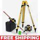 New Stabila Lar 160g Rotary Laser Kit With Tripod And Grade Rod, 6 Pieces