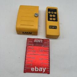 NWi NRL800 Self Leveling Rotating Laser In Case With Electronic Laser Detector