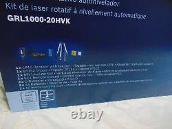 New Bosch GRL1000-20HVK Self-Leveling Rotary Laser System