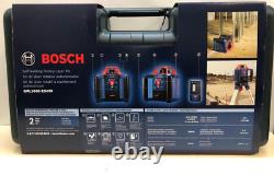 New Bosch Grl1000-20hvk Self-leveling Rotary Laser System