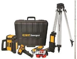 New Cst Berger Rl25hvck USA Made 2 Beam Rotary Self Leveling Laser Level Sale