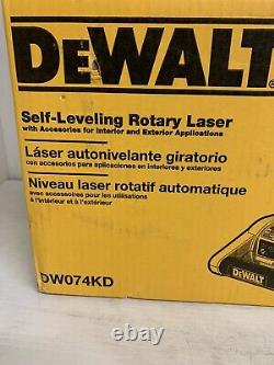New DeWalt DW074KD Heavy-Duty Self-Leveling Interior/Exterior Rotary Laser