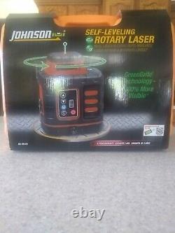 New Johnson Level and Tool 40-6543 Self-Leveling Rotary Laser Level GreenBrite