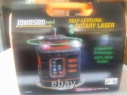 New Johnson Level and Tool 40-6543 Self-Leveling Rotary Laser Level GreenBrite