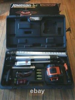 New Johnson Self Leveling Rotory Laser Level System 40-6517