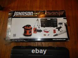 New Johnson Self Leveling Rotory Laser Level System 40-6517