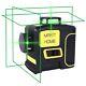 New Rechargeable Self Leveling Laser Level 360 Rotary Green12 Lines3d Cross Line