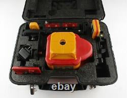 PLS HVR 505R Self Leveling Red Rotary Laser System With Hard Carrying Case