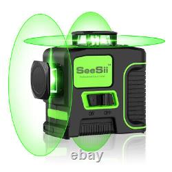 Portable Self Leveling Rotary laser level green 12 Lines 3D Cross Laser Measure