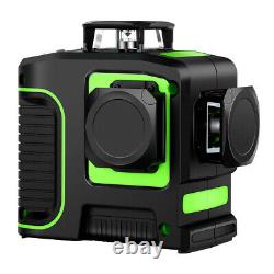 Portable Self Leveling Rotary laser level green 12 Lines 3D Cross Laser Measure