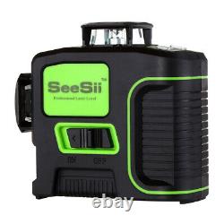 Portable Self Leveling Rotary laser level green 12 Lines 3D Cross Laser Measure