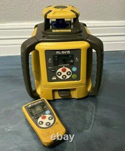 Pre-Owned Topcon RL-SV1S Self-Leveling Grade Laser with RC-50 Remote