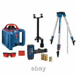 QTY 2 Bosch CANADA 800 Feet. Self-Leveling Rotary Laser Level Kit
