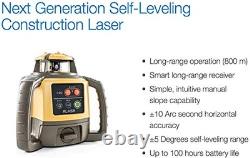 RL-H5A Self Leveling Horizontal Rotary Laser with Bonus EDEN Field Book, IP66