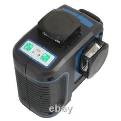 Rechargeable Self Leveling laser level 360 Rotary green 12 Lines 3D Cross Line