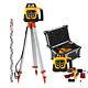 Ridgeyard Self-leveling Red Laser Level 360 Rotating Rotary With Receiver + Tripod