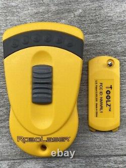 RoboToolz RoboLaser Level RT-7210-1 Self Leveling 3 Speed Remote Control Case