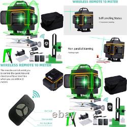 Rotary Cross Line Laser Self Leveling Vertical Horizontal Measure Rechargeable