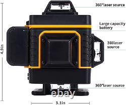 Rotary Cross Line Laser Self Leveling Vertical Horizontal Measure Rechargeable