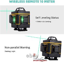 Rotary Cross Line Laser Self Leveling Vertical Horizontal Measure Rechargeable