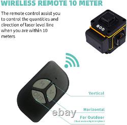 Rotary Cross Line Laser Self Leveling Vertical Horizontal Measure Rechargeable