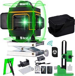 Rotary Cross Line Laser Self Leveling Vertical Horizontal Measure Rechargeable