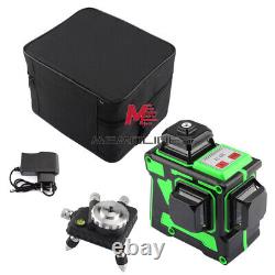 Rotary Laser Level 360° 3D 12 Lines Laser Self Leveling Auto Cross Measure Tool