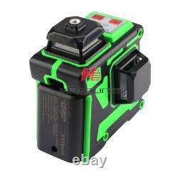 Rotary Laser Level 360° 3D 12 Lines Laser Self Leveling Auto Cross Measure Tool