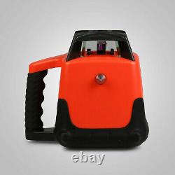 Rotary Laser Level 500m Range Automatic Self-Leveling Green Beam withTripod Staff