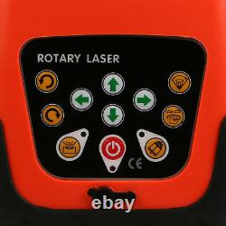 Rotary Laser Level 500m Range Automatic Self-Leveling Green Beam withTripod Staff