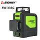 Rotary Laser Level Green 12 Lines 3d Cross Line Laser Self Leveling Measure Tool